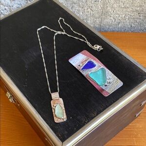 Èvenstar Seaglass Pendant and Necklace